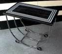 McKay Banded Chrome Deco Table