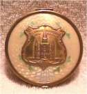 Enamel Guilloche Compact with Cartouche of St. Louis Cathedral, New Orleans