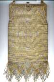 Silver and Gold French Steel-Beaded Purse
