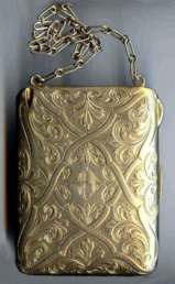 Exquisite Gold Vermeil over Sterling Silver Vanity Case by Blackinton