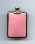 Pink Deco Double-Sided Enamel Guilloche Purse Perfume