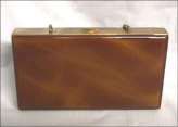 Caramel Lucite Carryall - Complete with Comb!