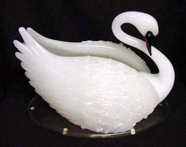 Pino Signoretto Venetian Glass Swan Sculpture