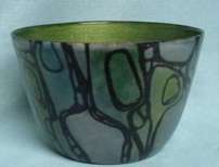 Myra Stone Art Moderne' Enameled Bowl