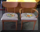 Set of 6 Chairs #M1551A/C, circa 1956-66
