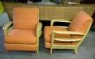 Pair of Arm Chairs:   #C3980 C, circa 1941-44